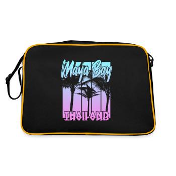 Maya Bay Thailand - Retro Bag - black/gold - Back