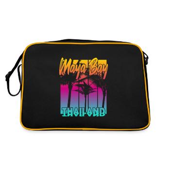 Maya Bay Thailand - Retro Bag - black/gold - Back