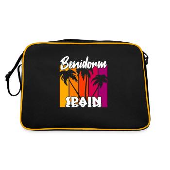 Benidorm Spain - Retro Bag - black/gold - Back
