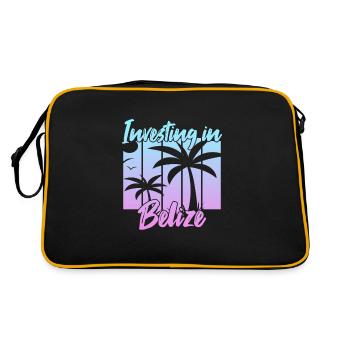 Investing in Belize - Retro Bag - black/gold - Back