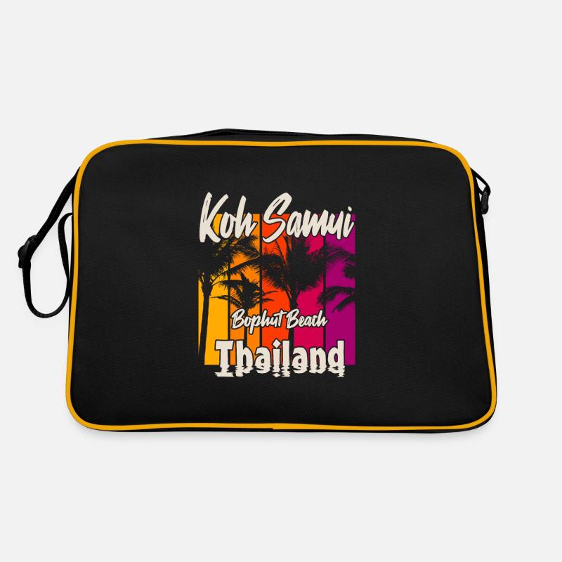 Koh Samui Thailand Bophut Beach Retro Tasche