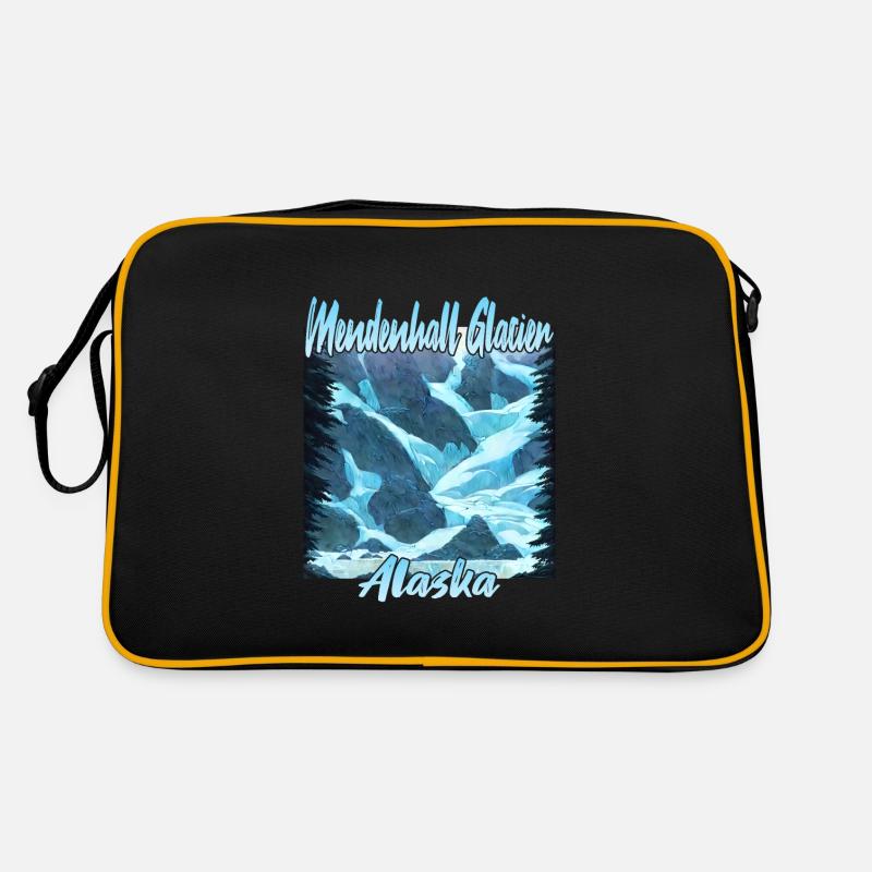 Mendenhall Glacier Alaska Retro Tasche
