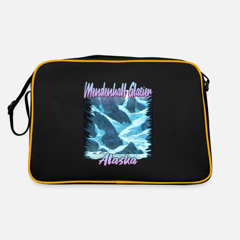 Mendenhall Glacier Alaska Retro Tasche