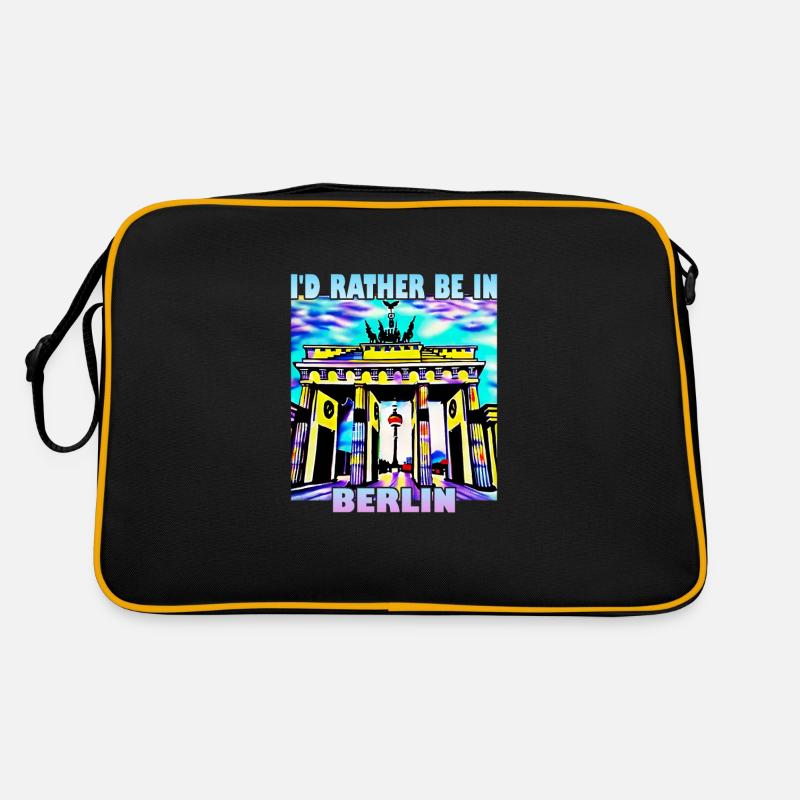 I'd rather be in Berlin Retro Bag