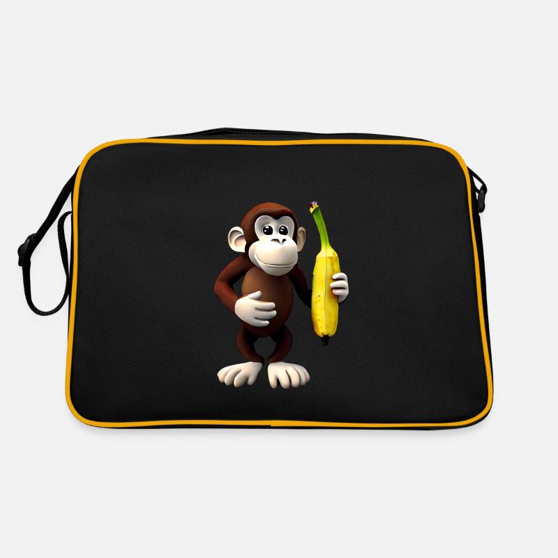 Singe bananier Sac Retro