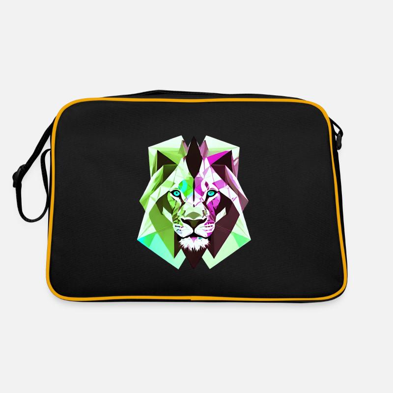 Polygon Lion Retro Bag