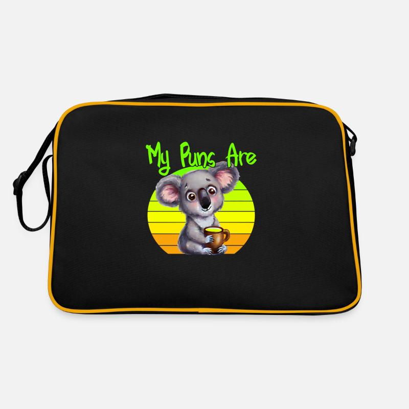 Mes Puns sont du thé koala Sac Retro