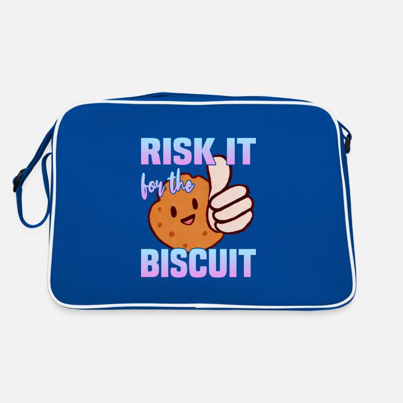 Risk it for the Biscuit Retro Tasche