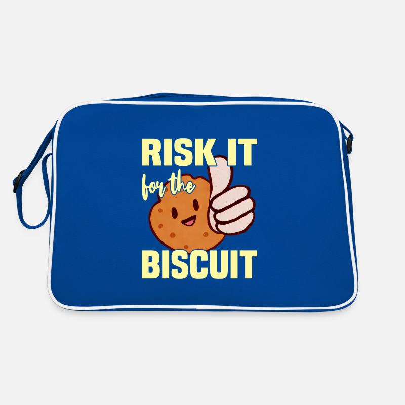 Risk it for the Biscuit Retro Tasche