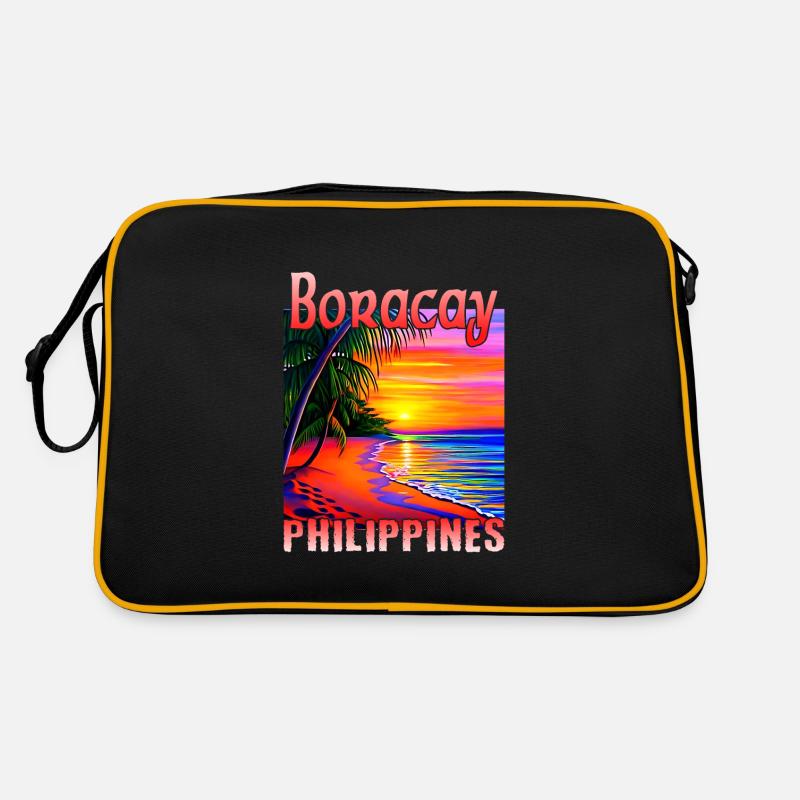 Boracay Philippines Sunset Retro Bag