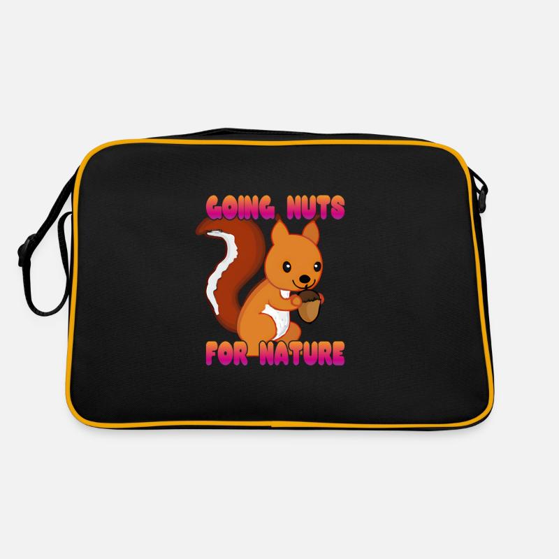 Going Nuts For Nature Retro Tasche