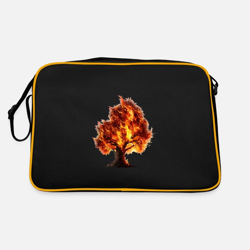 Tree on fire Retro Bag