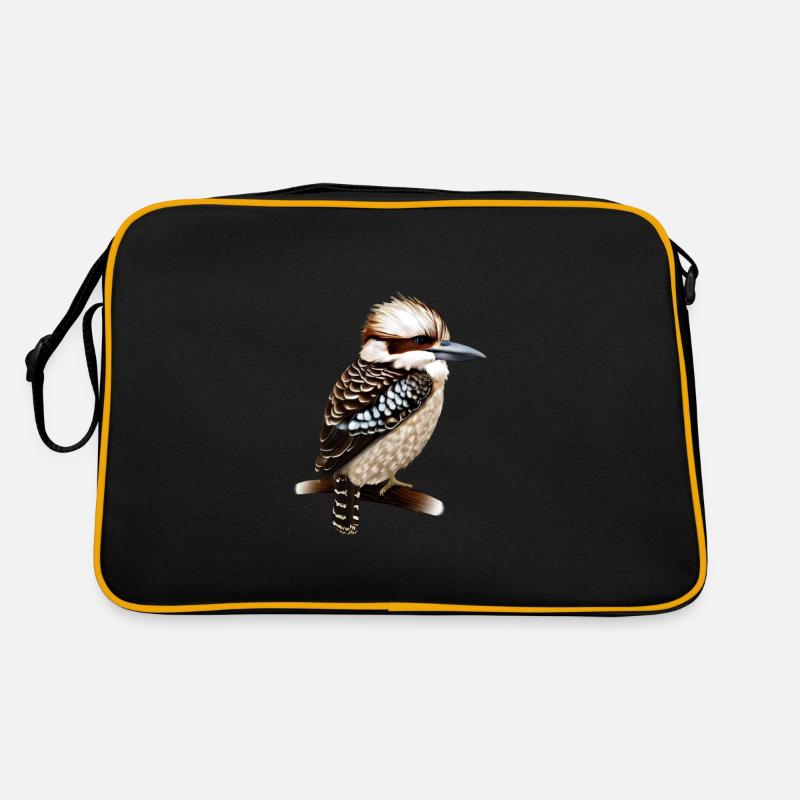Süßer Kookaburra Retro Tasche