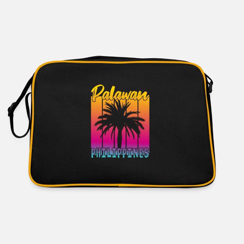 Palawan Philippines Coucher de soleil Sac Retro