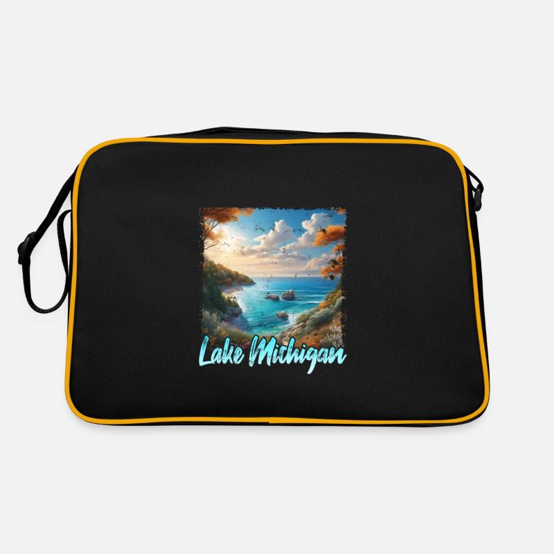 Lake Michigan Retro Bag