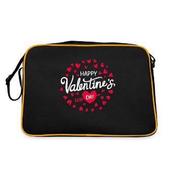 Valentine’s Day - Retro Bag - black/gold - Back