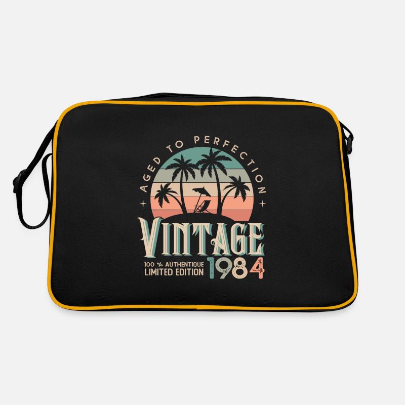 1984 Anniversaire Cadeau Né 1984 Sac Retro