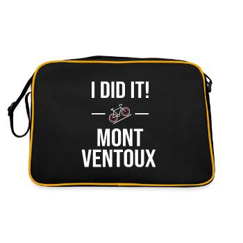 Radfahren vélo Mont Ventoux - Retro Tasche - Schwarz/Gold - Hinten