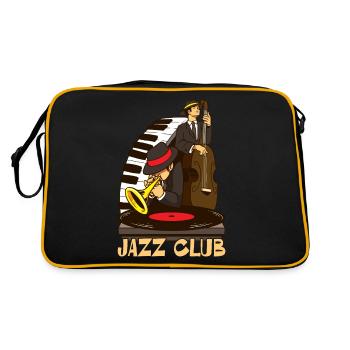 Jazz Club Jam Session Jazz Amateurs Design - Sac Retro - noir/or - Dos