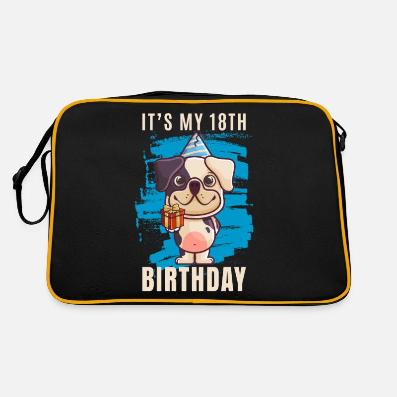 18. Geburtstag Retro Tasche