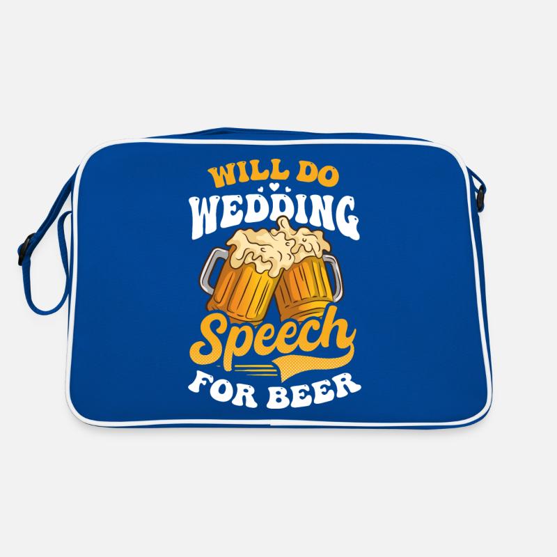 Speaker Will Do Wedding Speech For Beer Retro Bag