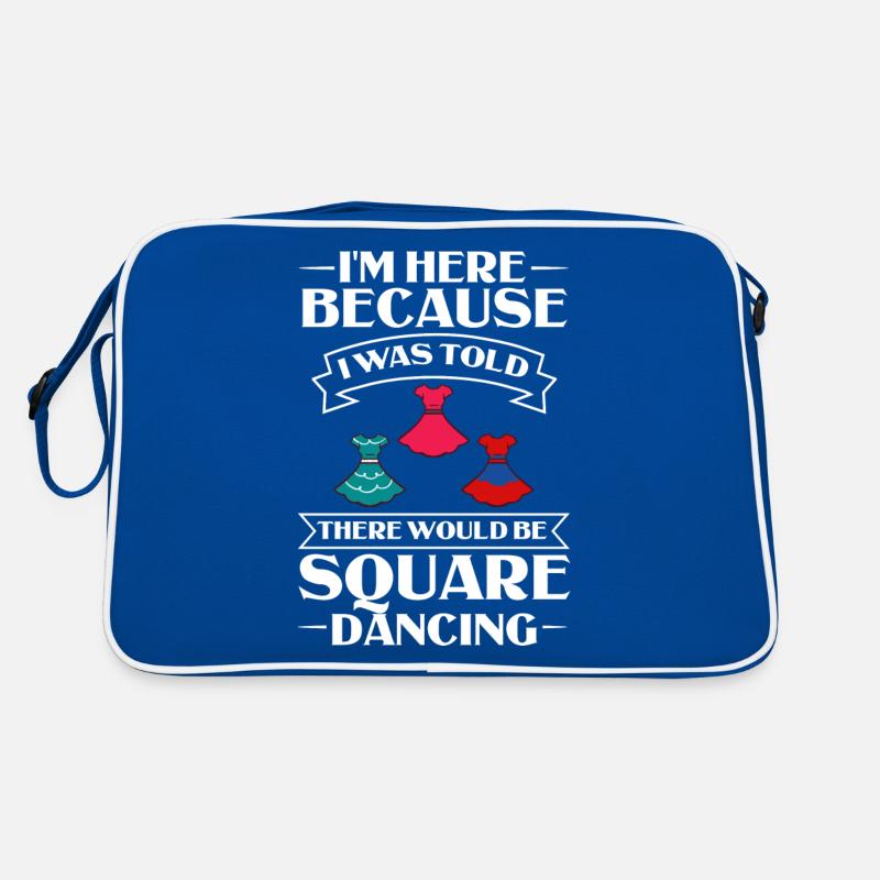 Square Dance Music Caller Danseur de danse folklorique Usa Sac Retro