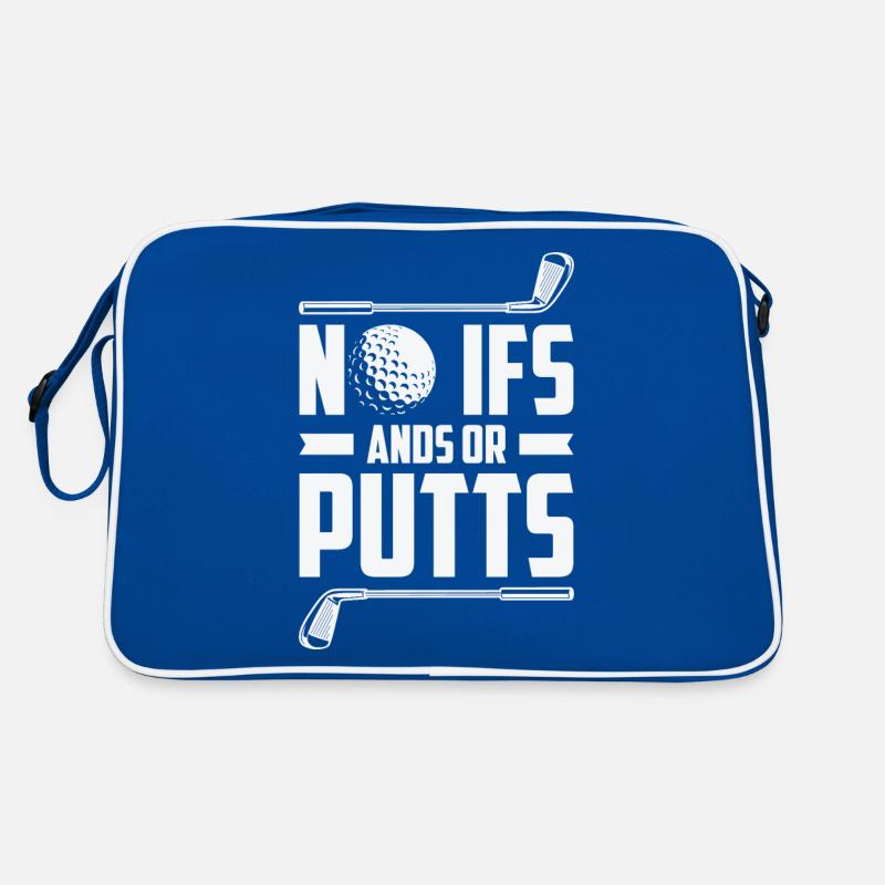 Golfspieler Golfplatz Golfer Retro Tasche