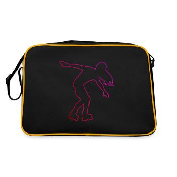 Roller Skates Roller Skating Roller Skating - Retro Bag - black/gold - Back
