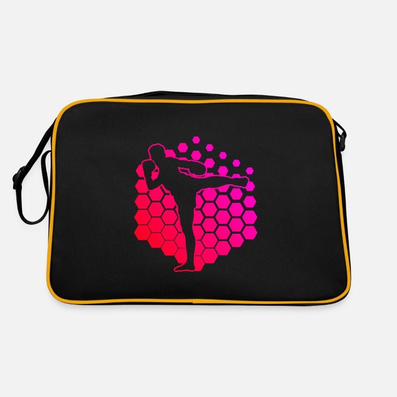 Muay Thai Boxe Thaï Hommes Boxe Thaï Boxeur Thaï Sac Retro