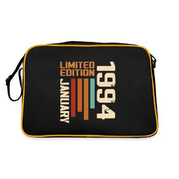 January 1994 - 1994 January Birthday Gift - Retro Bag - black/gold - Back