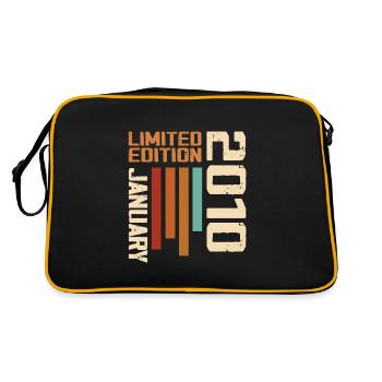 January 2010 - 2010 January Birthday Gift - Retro Bag - black/gold - Back
