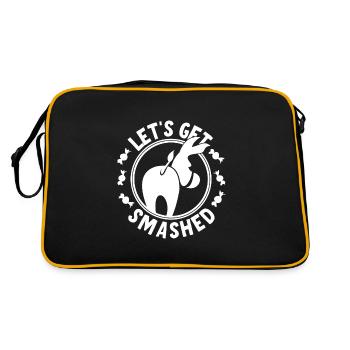 Let's Get Smashed Pinata - Retro Bag - black/gold - Back