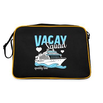 Vacay Squad Family Holidays - Retro Bag - black/gold - Back