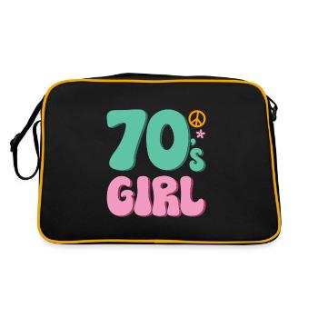 70s Fille 70s Fille Hippie - Sac Retro - noir/or - Dos
