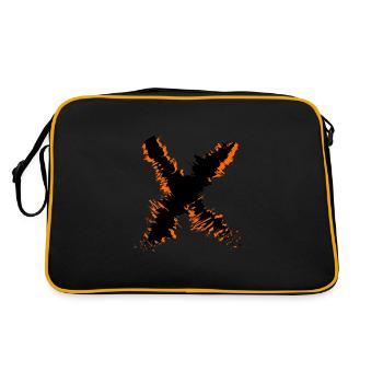 X - Sac Retro - noir/or - Dos