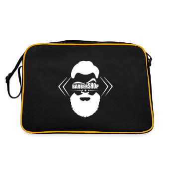 BARBERSHOP STYLE - Sac Retro - noir/or - Dos