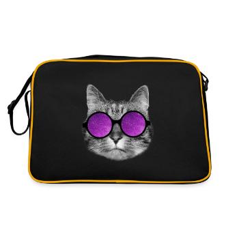 Chat de l’espace - Sac Retro - noir/or - Dos