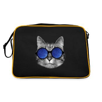 Galaxy cat - Sac Retro - noir/or - Dos