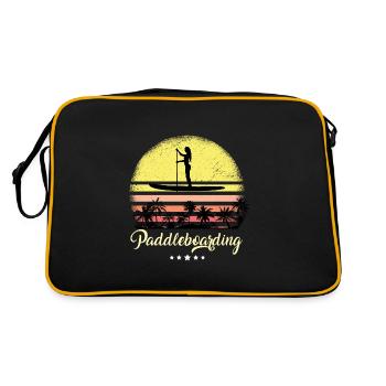 Stand up paddle planche Vintage Retro Sport - Sac Retro - noir/or - Dos