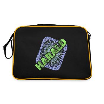 Warp Enterprise Stardust Harald - Sac Retro - noir/or - Dos