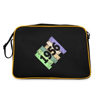 Œuvre 1956 - Sac Retro - noir/or - Dos