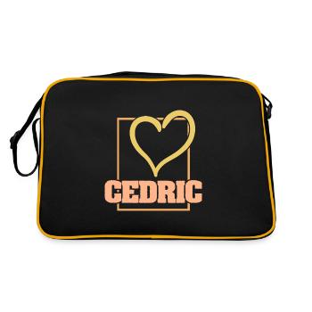 Love for Cedric Heart Love - Retro Bag - black/gold - Back