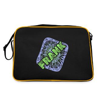 Cadeau pour Frank - Sac Retro - noir/or - Dos
