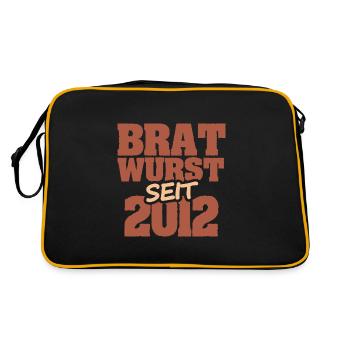 Bratwurst 2012 - Retro Bag - black/gold - Back