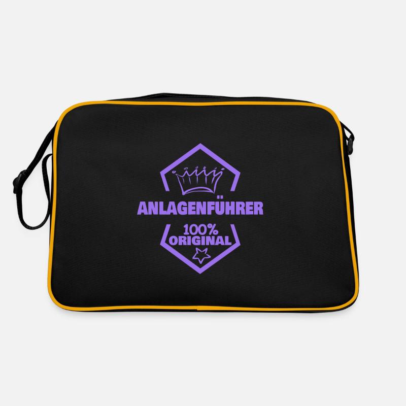 Plant operator as work Retro Bag