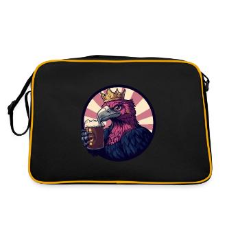 Harpy Bird Beer - Retro Bag - black/gold - Back