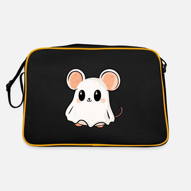 Mouse Halloween Funny Ghost Retro Bag