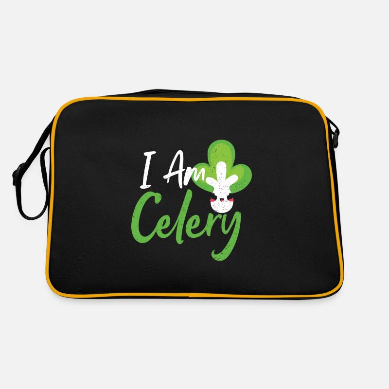 I Am Celery - Vegetables Retro Bag
