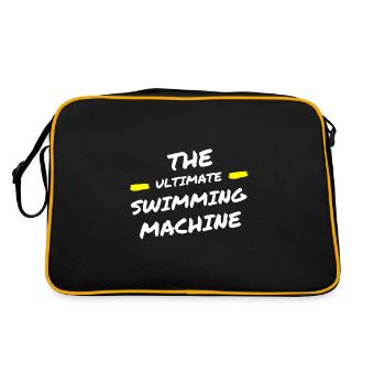 The ultimate swimming machine - Retro Bag - black/gold - Back