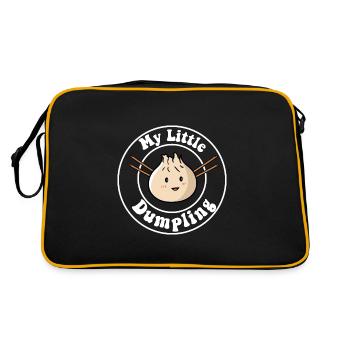 My Little Dumpling - Retro Bag - black/gold - Back